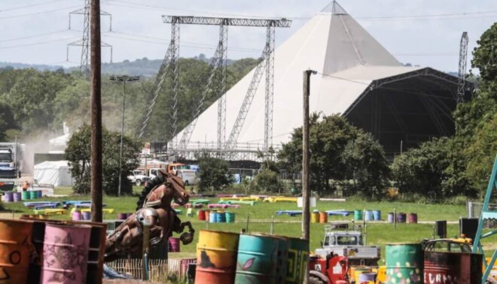 Progress of Glastonbury Festival 2025