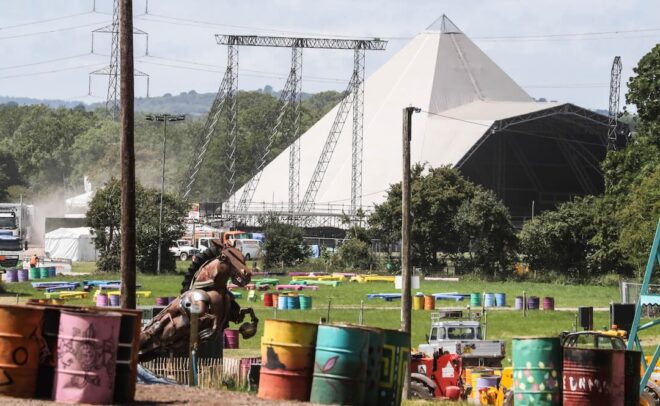 Progress of Glastonbury Festival 2025